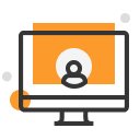 Computer screen icon